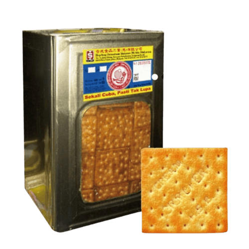 合成特级奶油饼干 (3.5公斤装) - Hup Seng Special Cream Crackers (3.5kg Tin) - Biskut Krim Istimewa Hup Seng (Tin 3.5kg)