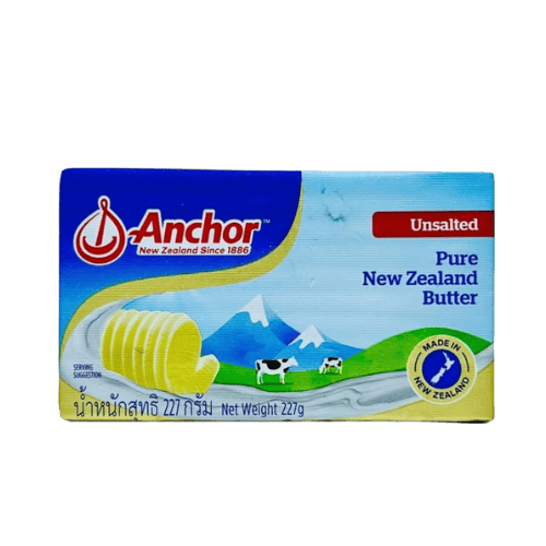 安佳无盐纯正新西兰黄油  - Anchor Unsalted Pure New Zealand Butter - Mentega Tulen Tawar New Zealand Anchor