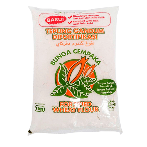 茉莉花牌强化面粉 (Bunga Cempaka Fortified Wheat Flour / Tepung Gandum Diperkaya Bunga Cempaka)