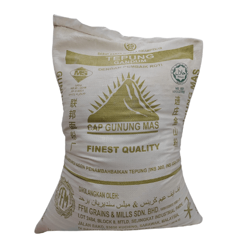 金山粉 (Cap Gunung Mas Wheat Flour / Tepung Gandum Cap Gunung Mas)