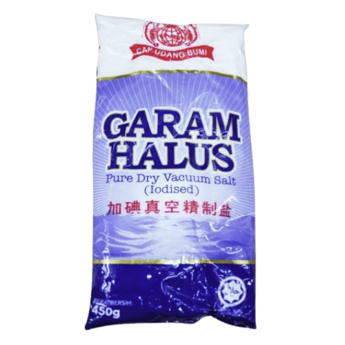 加碘真空精制盐 (Cap Udang Bumi Fine Salt (Iodised)/Garam Halus Cap Udang Bumi (Beriodin))