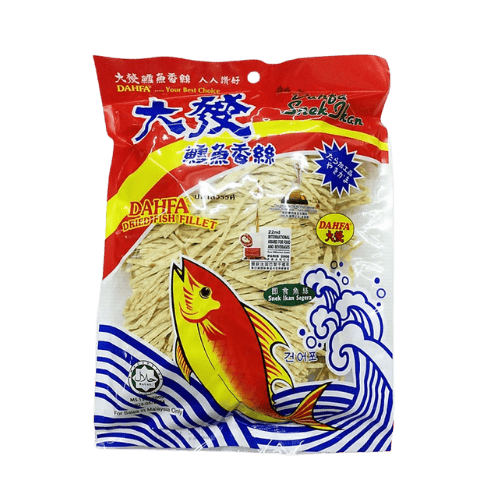大发牌香辣鳕鱼丝 - Dahfa Spicy Dried Fish Fillet - Jejiran Ikan Kering Pedas Dahfa
