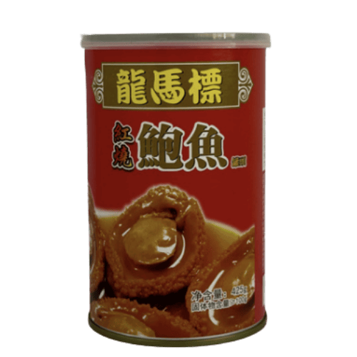 龙马标红烧香鲍鱼 (Dragon Horse Brand Braised Abalone/Abalon Masak Kicap Jenama Dragon Horse)