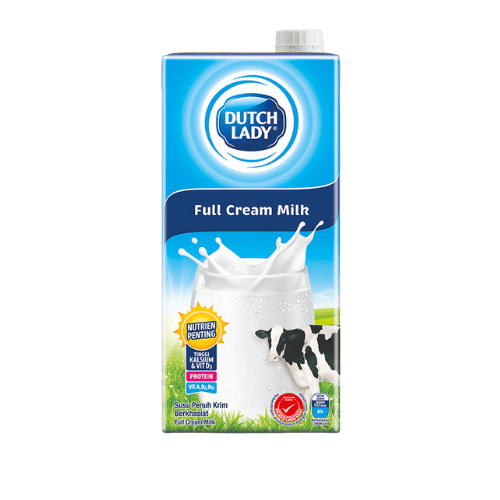 Dutch Lady Full Cream Milk - Susu Penuh Krim Dutch Lady