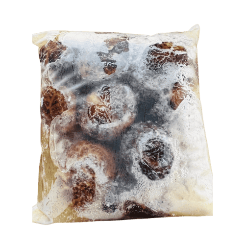 冷冻已泡发整粒香菇 - Frozen Pre-soaked Whole Shiitake Mushrooms - Cendawan Shitake Utuh Direndam Beku