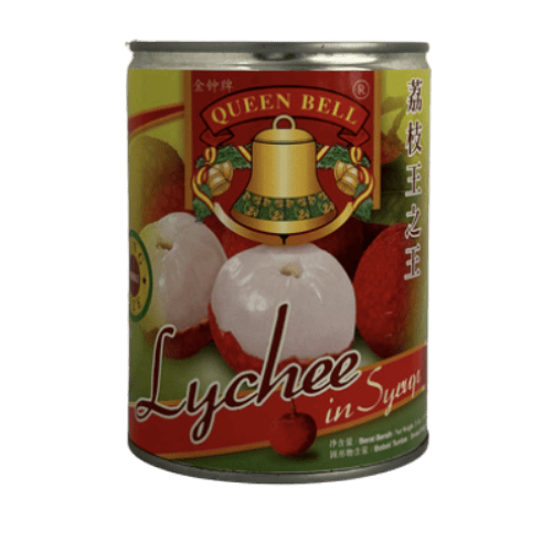 金钟牌糖水荔枝 (Golden Bell Brand Lychee in Syrup/Buah Laici dalam Sirap Jenama Golden Bell)