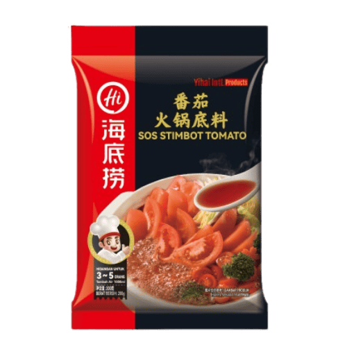 海底捞番茄火锅底料 - Hai Di Lao Tomato Hot Pot Soup Base - Perencah Sup Steamboat Tomato Hai Di Lao