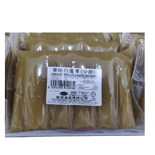 香港白莲蓉 (Hong Kong White Lotus Paste/Pes Biji Teratai Putih Gaya HK)