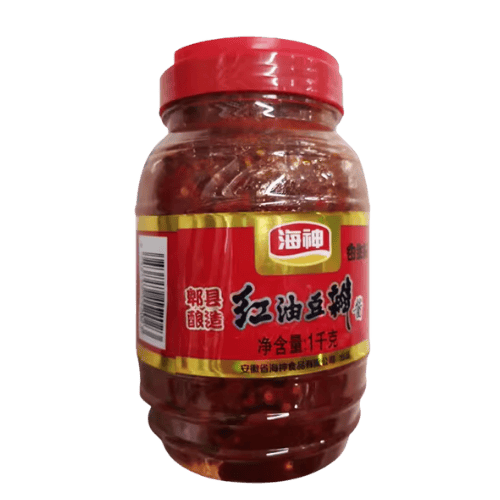红油豆瓣 - (Chili Bean Paste in Chili Oil) - Pes Kacang Pedas Minyak Cili