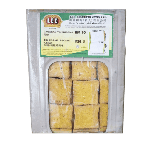 LEE 奶油味面包饼干 (3公斤装) - LEE Roti Kok Cream Crackers (3kg Tin) - Biskut Roti Kok Krim LEE (Tin 3kg)