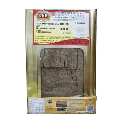 LEE 巧克力味威化饼干 (4公斤装) - LEE Chocolate Wafer Biscuits (4kg Tin) - Biskut Wafer Coklat LEE (Tin 4kg)