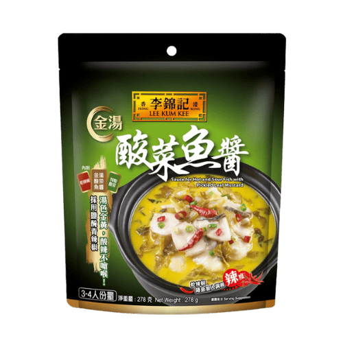 李锦记酸菜鱼酱 - Lee Kum Kee Sauce for Hot and Sour Fish with Pickled Leaf Mustard - Sos Ikan Masin Pedas dan Masam dengan Sawi Jeruk Lee Kum Kee
