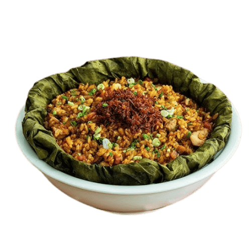 荷叶饭 (Lotus Leaf Glutinous Rice/Nasi Pulut Daun Teratai)