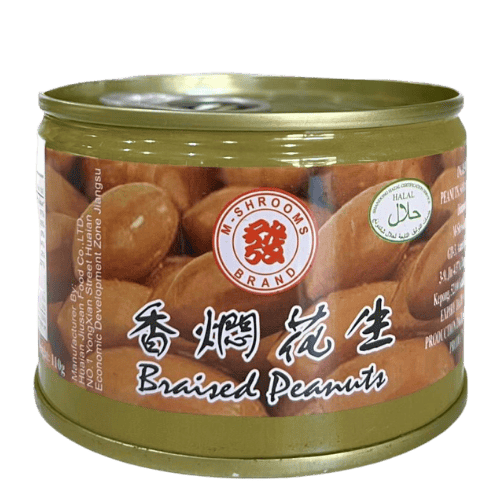 珍菇王香焖花生 (M-Shrooms Brand Braised Peanuts/Kacang Tanah Masak Kicap Jenama M-Shrooms)