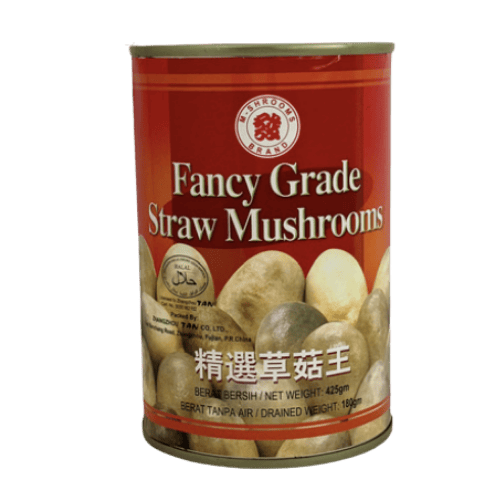 珍菇王特级草菇 (M-Shrooms Brand Fancy Grade Straw Mushrooms/Cendawan Jerami Gred Mewah Jenama M-Shrooms)