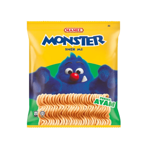 Mamee Monster 鸡肉味面条零食 - Mamee Monster Chicken Flavoured Noodle Snack - Snek Mi Perisa Ayam Mamee Monster