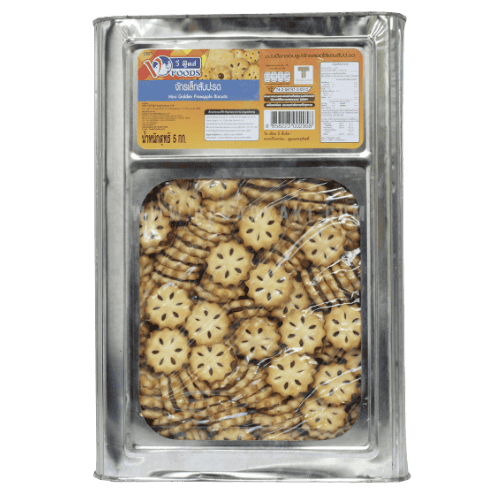 迷你金黄黄梨酱饼干 -  Mini Golden Pineapple Jam Biscuits  - Biskut Mini Emas Jem Nanas