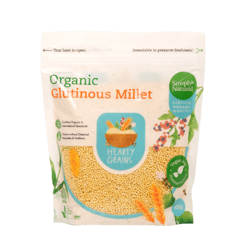 有机糯小米 (Organic Glutinous Millet / Milet Pulut Organik)