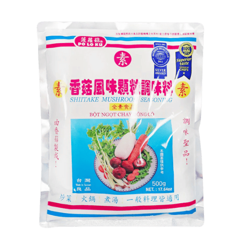 菠萝菇香菇风味调味料 (Po Lo Ku Shiitake Mushroom Seasoning/Perasa Cendawan Shiitake Po Lo Ku)