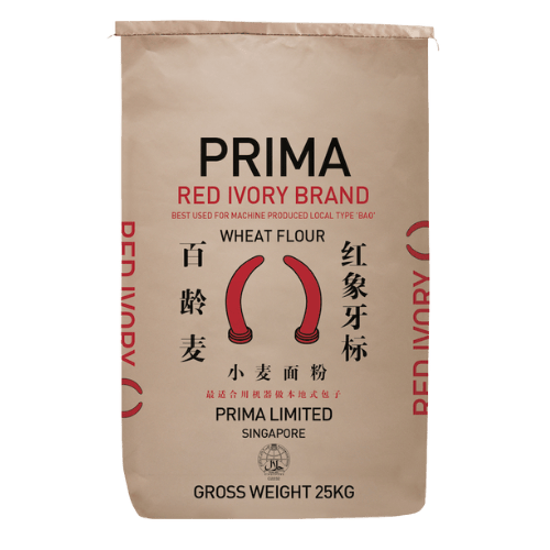 Prima 红象牙牌面粉 (Prima Red Ivory Brand Wheat Flour / Tepung Gandum Jenama Prima Red Ivory)