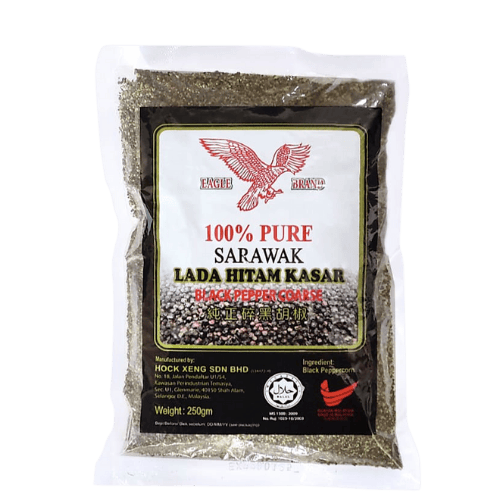 砂捞越粗黑胡椒 (Sarawak Coarse Black Pepper/Lada Hitam Kasar Sarawak)