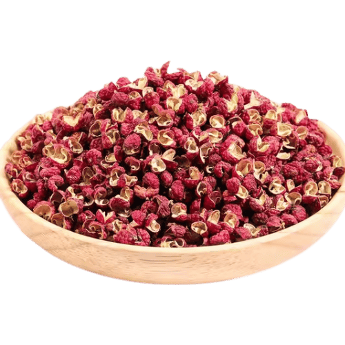 花椒粒（大红袍） (Sichuan Red Peppercorns (Dahongpao)/Lada Sichuan Merah (Dahongpao) (Prickly Ash Peel))