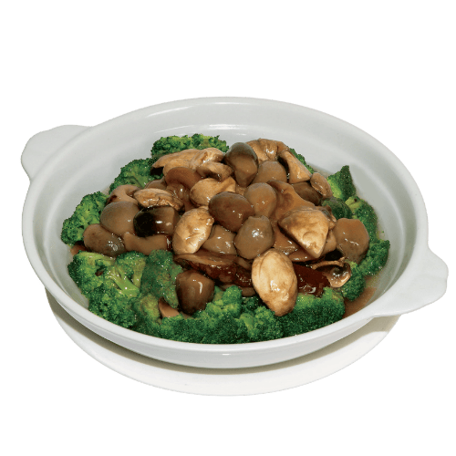 泡发杂菇 (Soaked Mixed Mushrooms/Campuran Cendawan Rendam)
