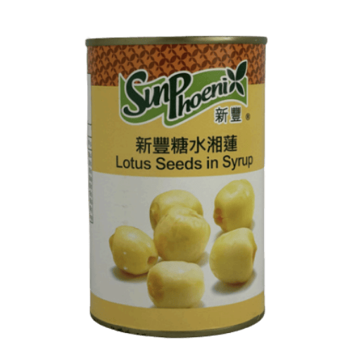 新豐糖水湘莲 (SunPhoenix Brand Lotus Seeds in Syrup/Biji Teratai dalam Sirap Jenama SunPhoenix)
