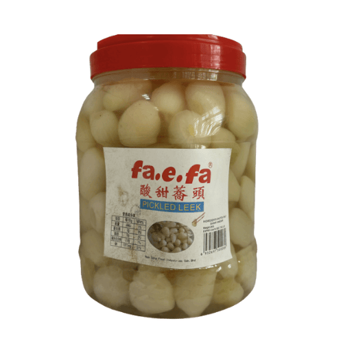甜荞头 (Sweet Pickled Leek/Bawang Leek Jeruk Manis)