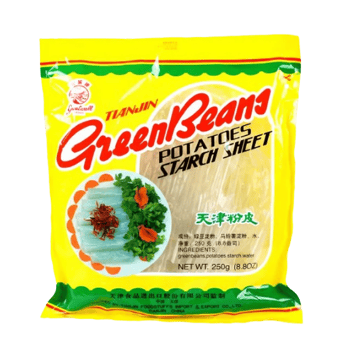 Tianjin Green Beans Potatoes Starch Sheet (天津粉皮 / Kepingan Kanji Kacang Hijau Ubi Kentang Tianjin)