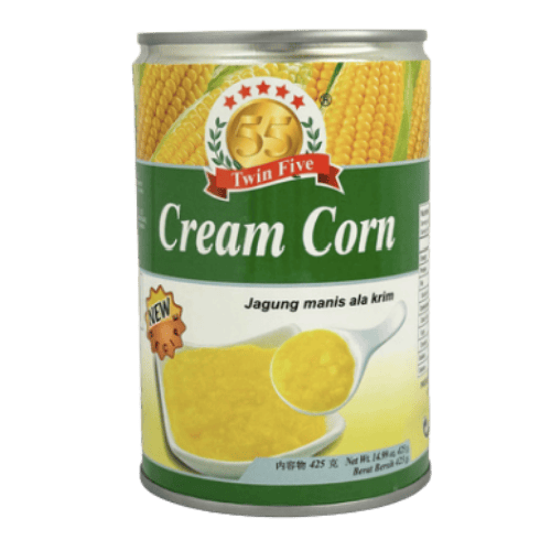 五五牌奶油玉米 (Twin Five Brand Cream Corn/Jagung Krim Jenama Twin Five)
