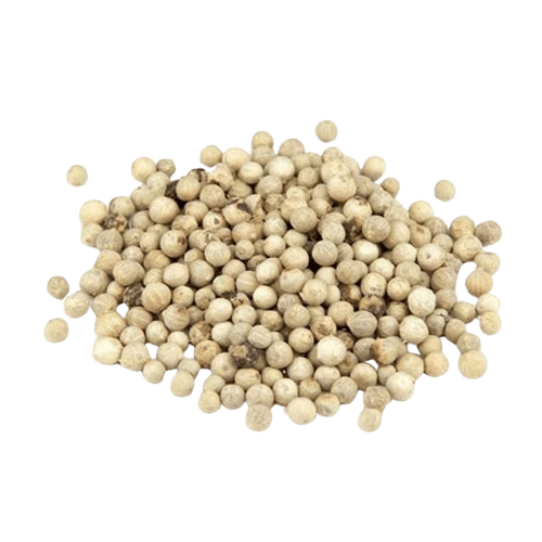 白胡椒粒 (White Peppercorns/Lada Putih Biji)