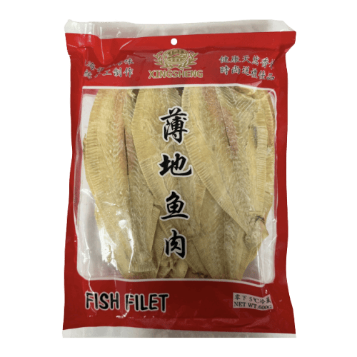 兴盛薄地鱼肉 (Xingsheng Brand Dried Sole Fish Fillets/Fillet Ikan Sebelah Kering Jenama Xingsheng)
