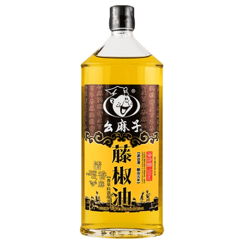 幺麻子藤椒油 (Yaomazi Cane Pepper Oil / Minyak Lada Sichuan Yaomazi)